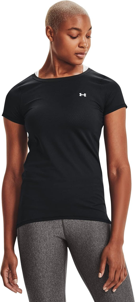 womens LG T-shirt - Black / / Metallic Silver