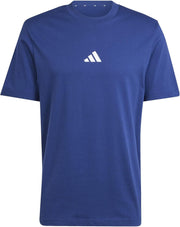 Men's Essentials Small Logo Single Jersey Tee T-Shirt - DKBLUE/WHITE
