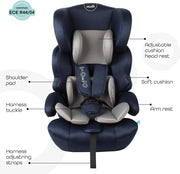 The Moon Brand Tolo Car Seat – Baby Travel Gear for Kids (9m to 11yrs) – ForwardFacing Child Booster Seat w/ Adjustable Headrest – Group 123 Comfort Car Accessories – Green