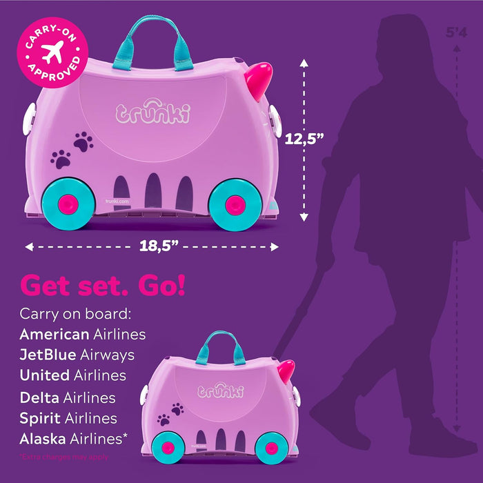 Trunki Harley The Ladybug Ride On Suitcase Red TI0092-GB01