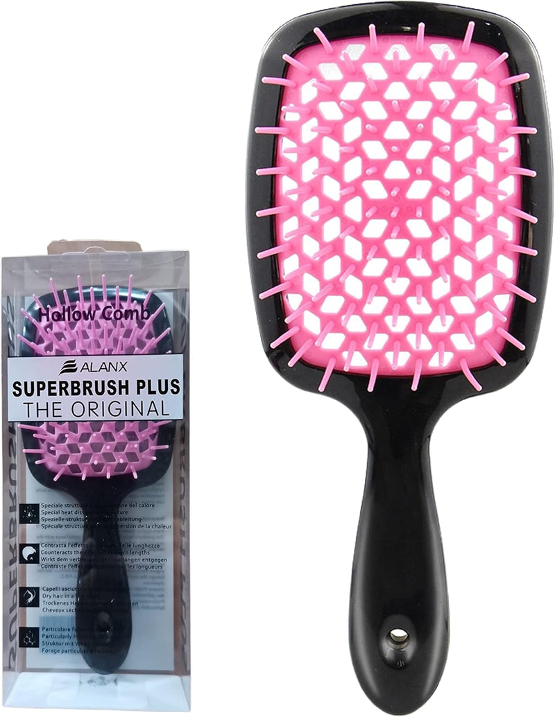 ALANX Detangler Hairbrush ï¼ŒMassage Curl Combï¼ŒDetangling Hair Brush for Women, Girls and Kids for Wet, Dryï¼ŒFine, Curly, Thick and Long Hair (WHITE/YELLOW)