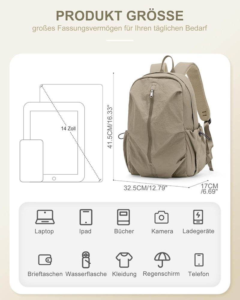 livbote School Backpack Teenager Backpack School Women Men Waterproof Lightweight Daypack Daypack Travel Backpack for Girls Boys