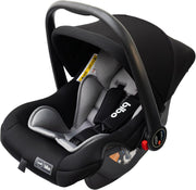 The Moon Brand Bibo Infant/Baby/Kids Travel Car Seat With Full Body Support Cushion Rear Facing Seat Carry Cot AdjUStable Canopy Suitable For 0 Months+0 13 Kg - Black - Black