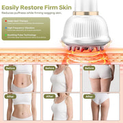 Angju Lymphatic Drainage Massager & Anti Cellulite Massage Tool, Body Sculpting Machine with Microcurrent, Light Heat & Vibration for Legs, Arms & Belly, Body, Helps Reduce Stretch Marks & Cellulite