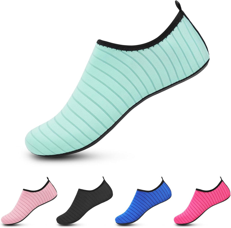L-RUN Men Women Water Shoes Barefoot Aqua Socks Lightweight Swim Shoes for Beach Surf Pool Yoga