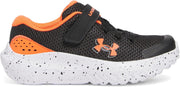 Pre School Surge 4 Alternate Closure boys Running Shoe - Black / Ares Red / Ares Red