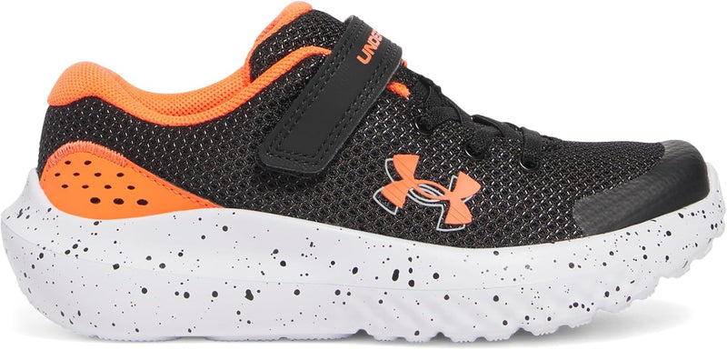 Pre School Surge 4 Alternate Closure boys Running Shoe - Black / Ares Red / Ares Red