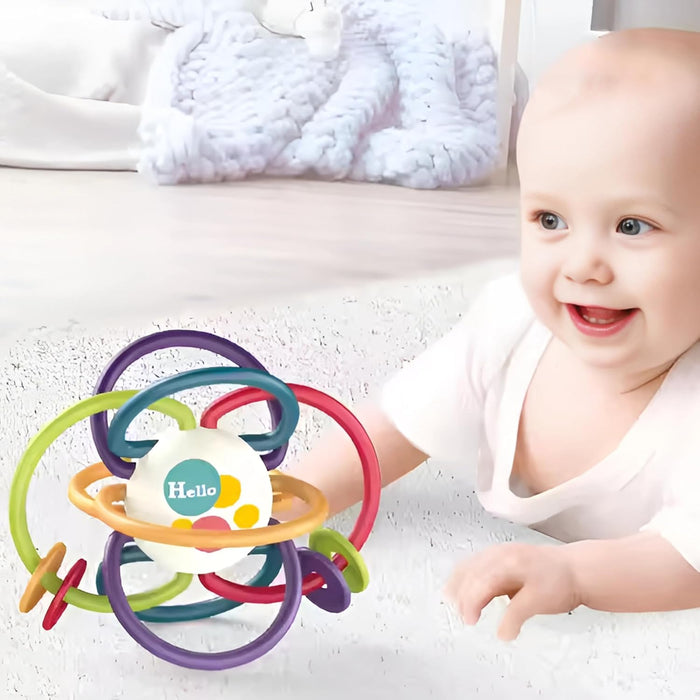 Twisoo Baby Sensory & Montessori Toys – Developmental Teething, Fidget & Activity Toys for Infants & Toddlers, Fine Motor Skill & Learning Playsets Multiple Styles (TOY-006-Red)