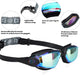 BIGTHREE Anti-Fog Swimming Goggles – UV Protection Polarized Lenses for Adults & Teens, Soft Silicone Adjustable Strap for Pool Training & Outdoor Use