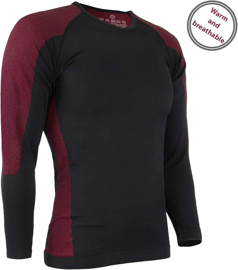 ALPIDEX Men's Functional Underwear Thermal Underwear Ski Underwear - Breathable, Warming and Quick Drying