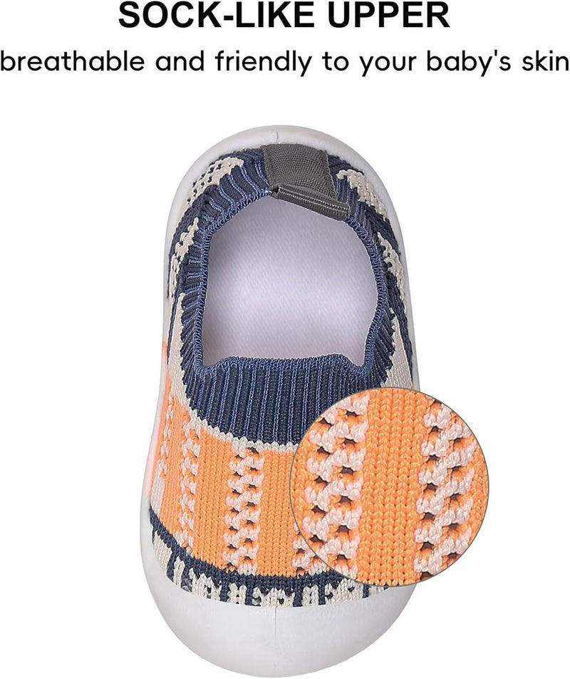 Baby Boy Girl Walking Shoes Non-Slip Toddler Sock Shoes 6 9 12 15 18 24 Months