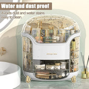 U-HOOME Makeup Organizer,U-HOOME Cosmetic Display Case Make up Organizer Skin Care Organizer,SkinCare Organizers for Bathroom Countertop,Bedroom Vanity Organizer Desk and Travel (White)