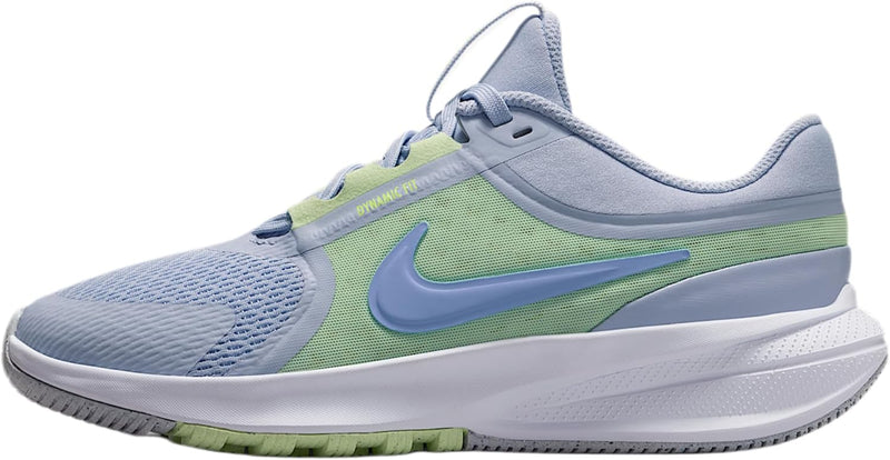 Star Runner 5 GS unisex-child LACED SHOES - GHOST/LT THISTLE-BARELY VOLT-FOOTBALL GR