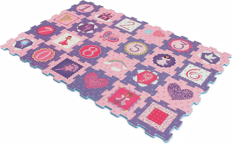 Sunta Safari Educational Baby Puzzle Mat, Soft, Non-Toxic, Eva Foam, Interlocking Tiles, Made In Malaysia, 32 X 32 Cm Per Piece, Set Of 24 Pcs