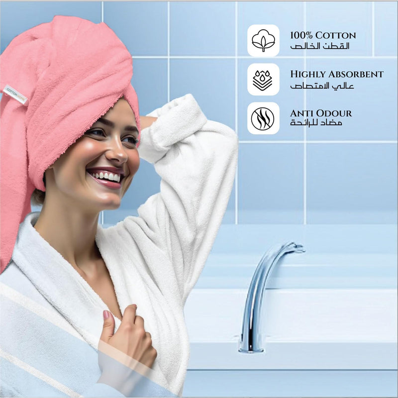 Cotton Home Rest Bath Towel- Set of 2 Sky Blue, Cotton Towel | 70x140cm / 27x55 inch, Luxury Hotel Towel Set Absorbent Durable Lightweight Washable Quick Dry Spa Quality Beach Pool Family Bath Towel.