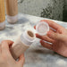 4 Silicone Travel Bottles for Toiletries with Labels & Clear Toiletry Bag TSA-Approved, Leak-Proof, for Shampoo, Lotion, Soap, Perfect for Traveling, Gym, Camping (90ml)