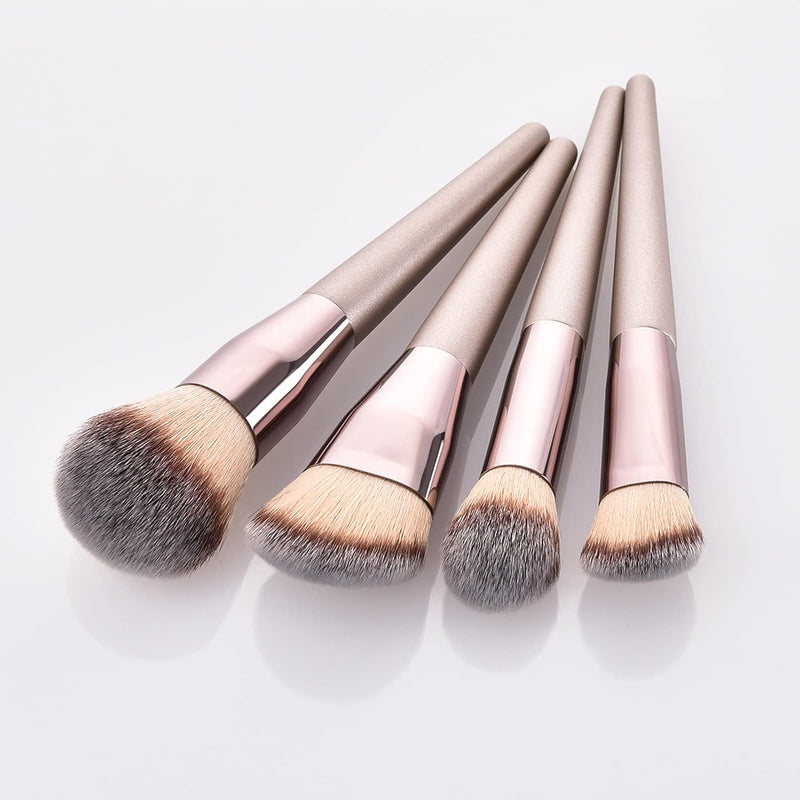Acivin Professional Angled Foundation Brush Premium Synthetic Kabuki Makeup Brush Bronzer Contour Brush Cosmetic Applicator for Blending Liquid Powder BB Cream Vegan Brochas de Maquillaje