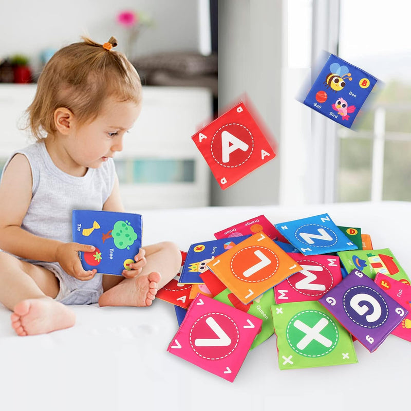 Jenilily Montessori Toys for 1 Year Old, Cloth Fishing Game, Boy Girls Toys Gifts, Baby Toys 6 to 12-18 Months, Baby Stacking Cups