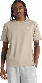 New Balance mens Sport Essentials Cotton T-shirt Shirt - ARID STONE