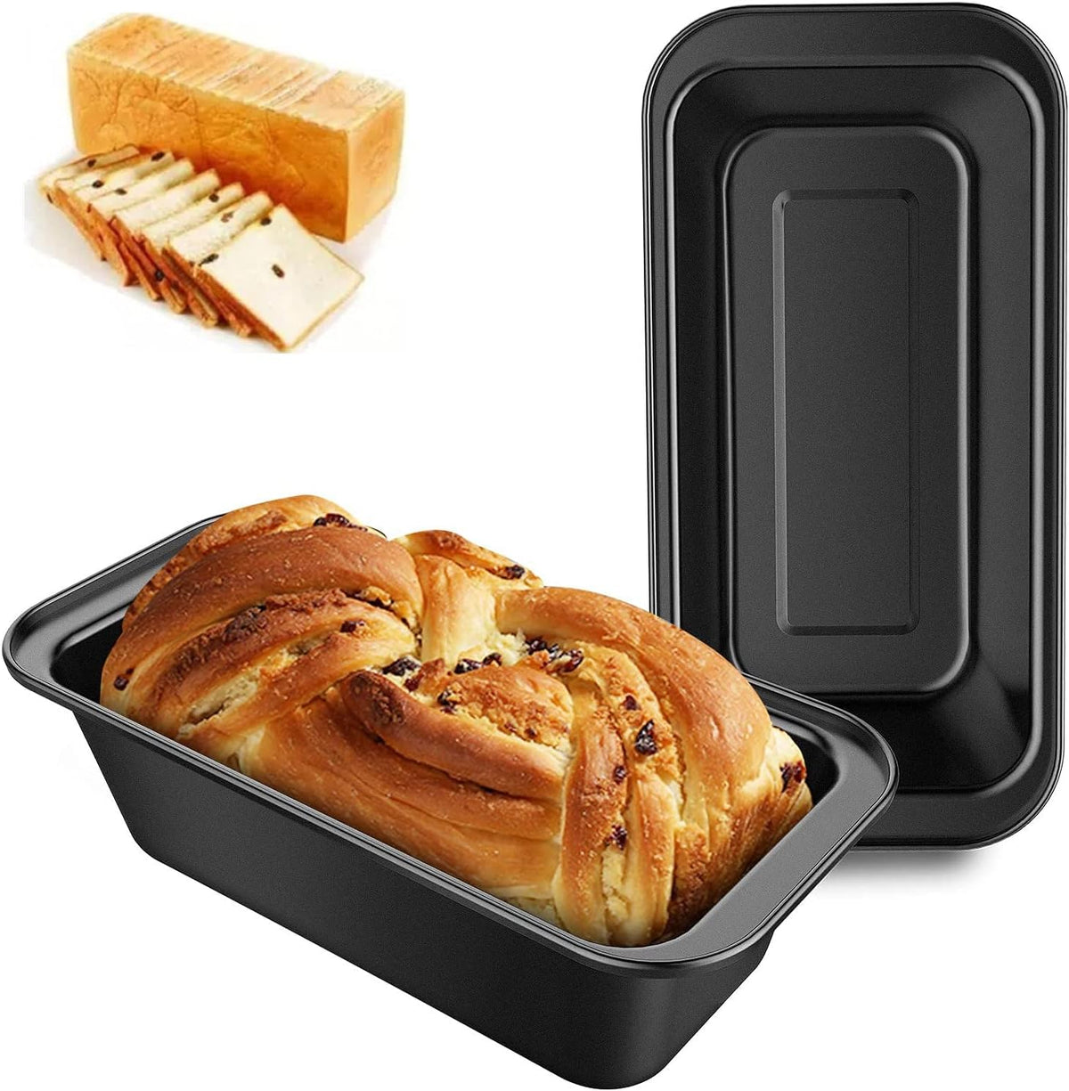 Showay Loaf Pan Bread Baking Mold, Tray, Tin For Home Kitchen Mold – image 1