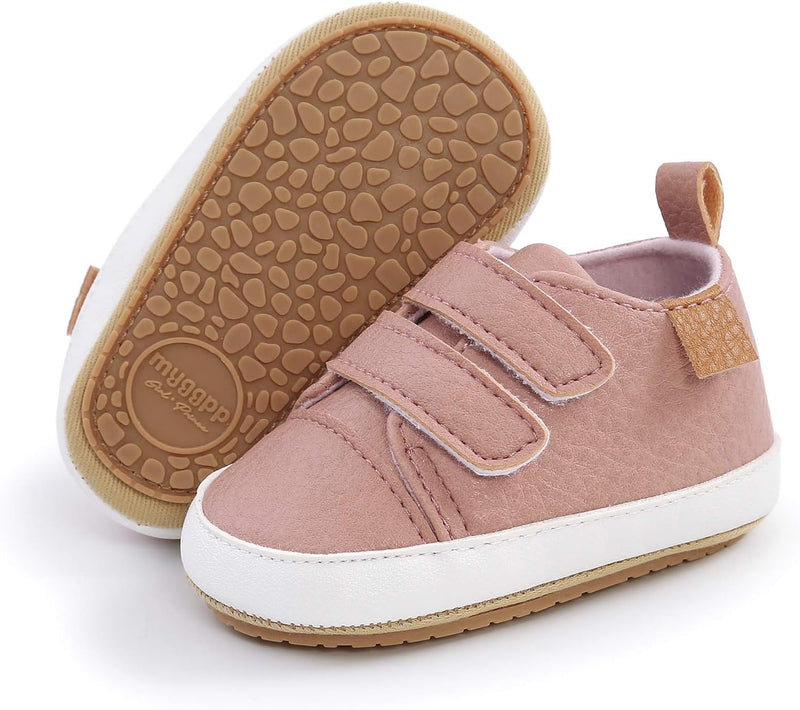 Baby Shoes Boys Girls Infant Sneakers Non-Slip Sole Toddler Crib First Walker Shoes Flat Lazy Shoe