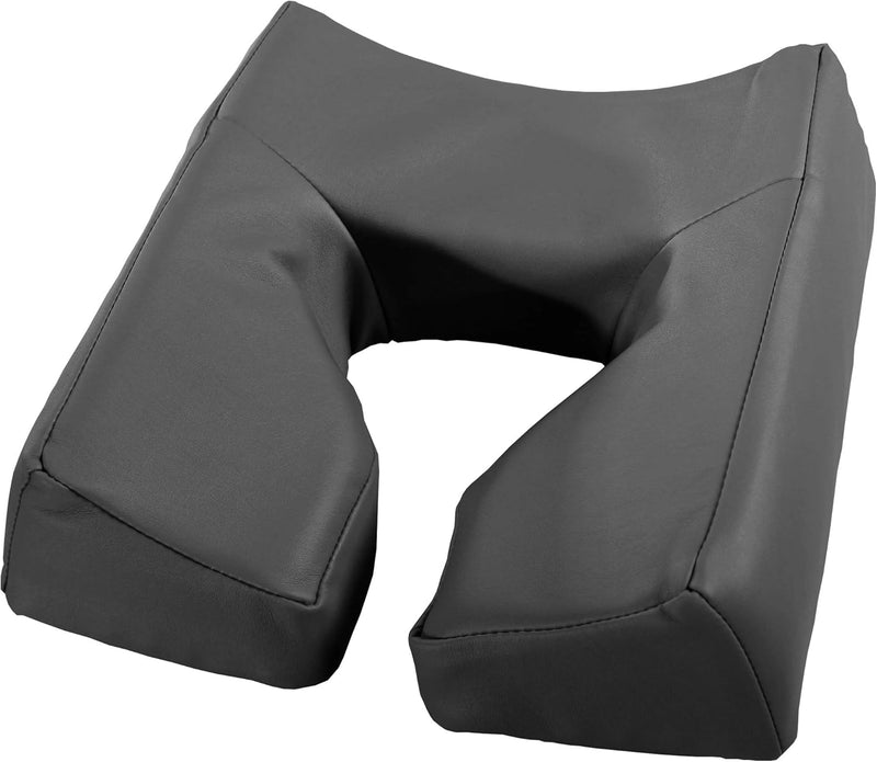 Master Massage Massage Patented Memory Foam Ergonomicdream Face Cushion Pillow Headrest, Black - Black