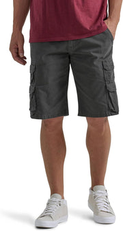 Mens Premium Twill Cargo Short - Anthracite Twill
