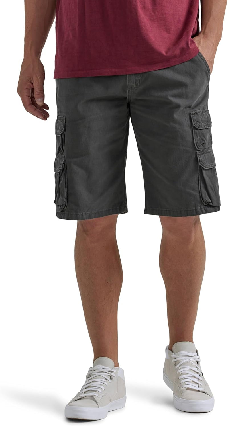 Mens Premium Twill Cargo Short - Anthracite Twill