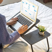 SKY-TOUCH Foldable Laptop Desk,Portable Laptop Bed Tray Table, Adjustable Height Tilt - Non-slip Design with Cup Holder,Lapdesk Work for Reading Study Eating Computer Table Deskfolding Sofa Couch