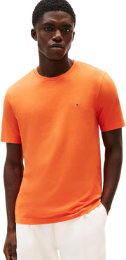 Mens Ess seasonal reg fit S/S T-Shirt (pack of 1) - Brilliant Orange