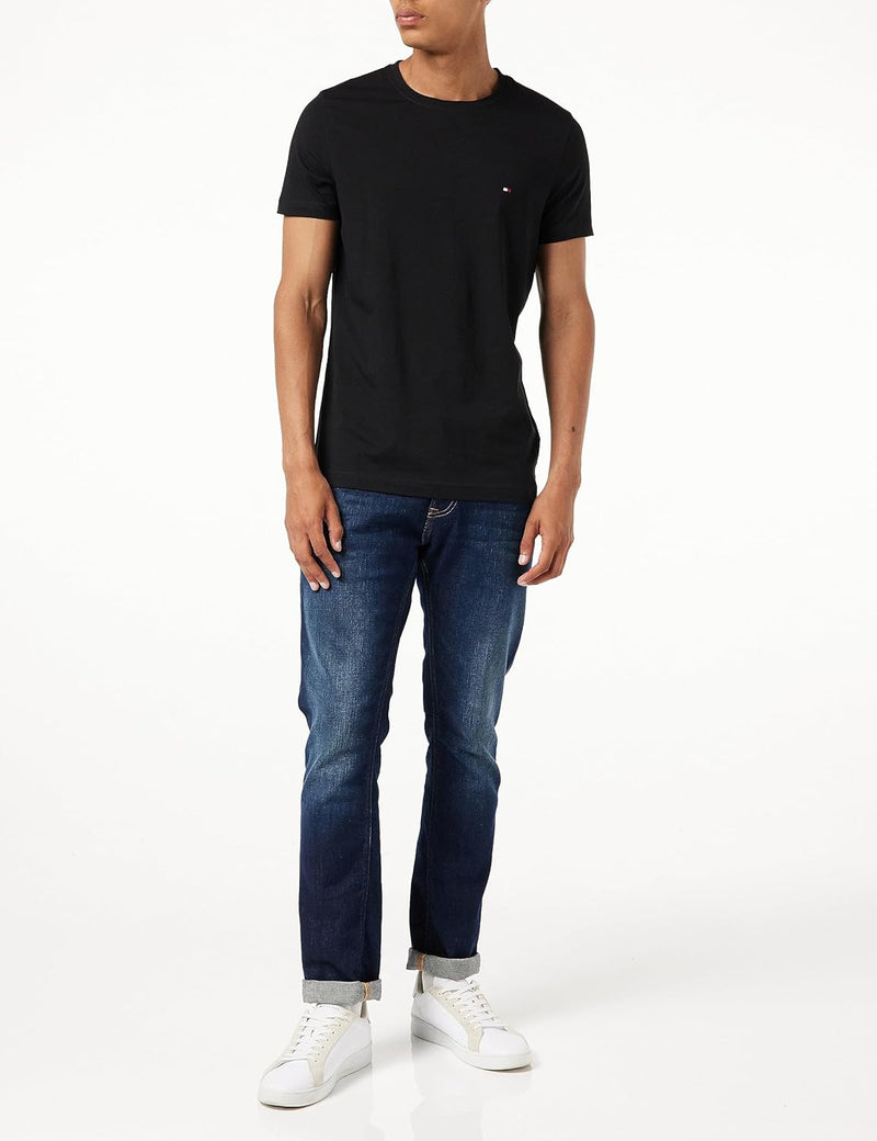 Tommy Hilfiger Men's Core Stretch Slim C-neck Tee Mw0mw27539 Short Sleeve T-Shirts (pack of 1)