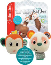 Infantino - Wrist Rattles - Monkeypanda