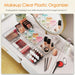 Purfex 10 Pack Drawer Organiser Trays, Large Clear Plastic Drawer Organizers Set 3 Size for Bathroom ,Vanity, Storage Bins ,Makeup, Bedroom, Kitchen Cupboard, Gadgets & Utensils