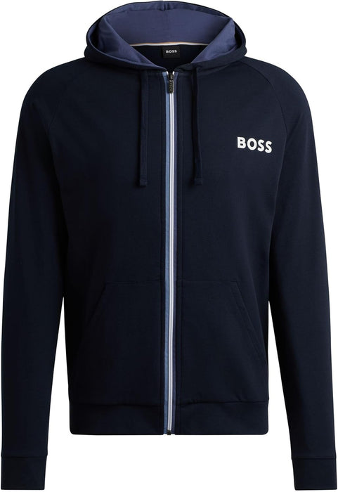 BOSS Men's Authentic Jacket H French Terry Zip Hoodie with Logo Detail