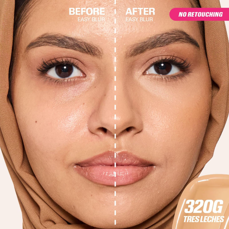 Huda Beauty Easy Blur Natural Airbrush Foundation, Tres Leches 320G, 30ml