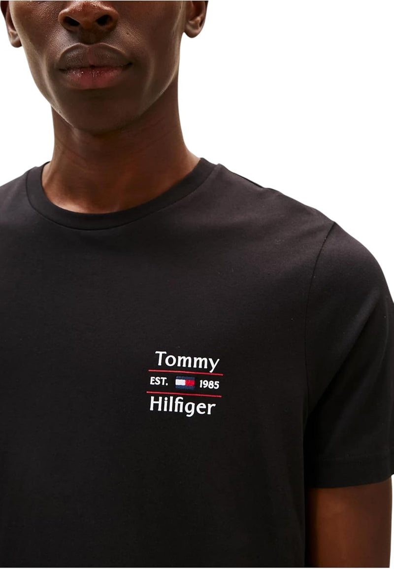 TOMMY HILFIGER mens HILFIGER STACK TEE S/S T-Shirt