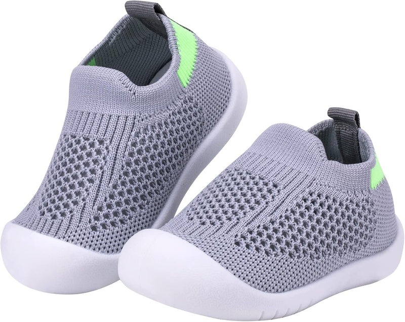 Baby Toddler Non-Skid Sock Shoes Indoor Slipper Breathable Cotton Mesh Lightweight Sole Infant Boy Girls Kids Children