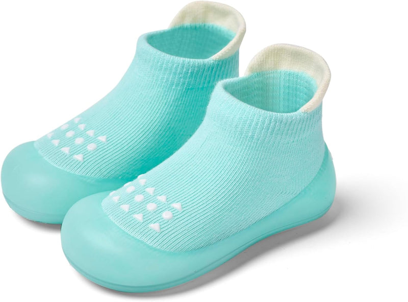 Bearbay Baby Sock Shoes Baby Walking Shoes Infant Non-Slip Breathable Slippers with Soft Rubber Sole Baby Boys Girls Sneakers