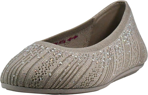 Cleo 2.0 - Glitzy Daze womens Ballet Flat - Taupe