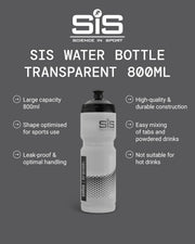 Water Bottle for Easy Mixing Bike Bottle Clear Squeeze Water Bottle with Running Lockable Valve 800ml - 800 Ml Sports Bottle Clear