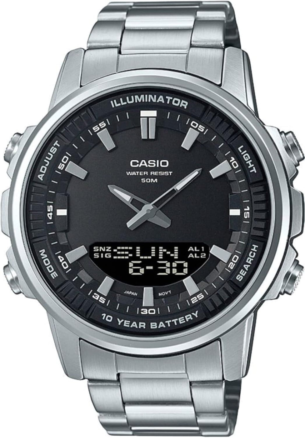 Stainless Steel Band Analog Digital