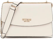 Womens Calista Convertible Crossbody Flap Handbag - Bone