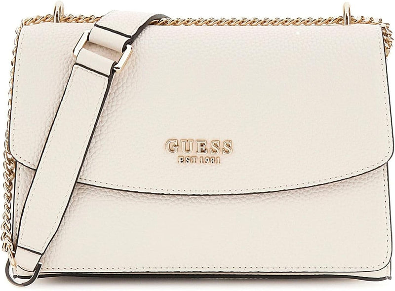 Womens Calista Convertible Crossbody Flap Handbag - Bone