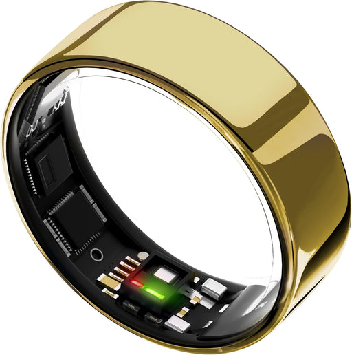 ULTRAHUMAN Ring AIR Sleep and Fitness Tracker, Smart Ring for Men and Women, No app fee for Standard Features, Up to 6 Days Battery Life - Bionic Gold 8