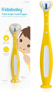 Triple Angle Toothhugger Training Toothbrush For Toddler Oral Care Pink - 1 Count (Pack of 1) Yellow