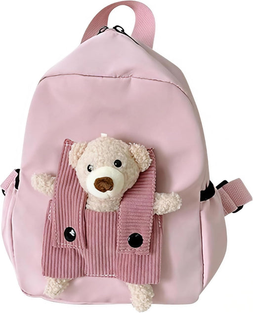 Cute Bear Toddler Backpack for Boys and Girls, Small Lightweight School Bag with Adjustable Straps, Kids Rucksack for Nursery, Kindergarten, Travel and Outdoor Use