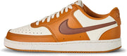 Court Vision Low NN womens LACED SHOES - DESERT OCHRE/FAUNA BROWN-PALE IVORY-MTLC