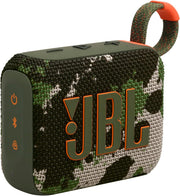 JBL GO 4 Ultra-Portable Bluetooth Speaker with AURACAST, Powerful Sound, 15H Playtime & Sleek Design, JBLGO4BLK, Black - Squad Go4