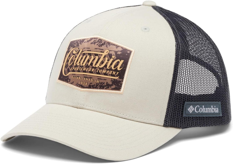 Unisex Columbia Mesh Snap Back Hat Caps - Flint Grey/Shark/Landroamer