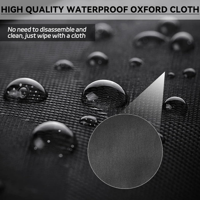 Azonee 2PCS Back Seat Protector for Car, Car Kick Mats, Waterproof Car Seat Protection from Dirt, Vehicle Back Seat Kids Safety Accessories, Universal Fit Automotive Interior Protectors (Black)